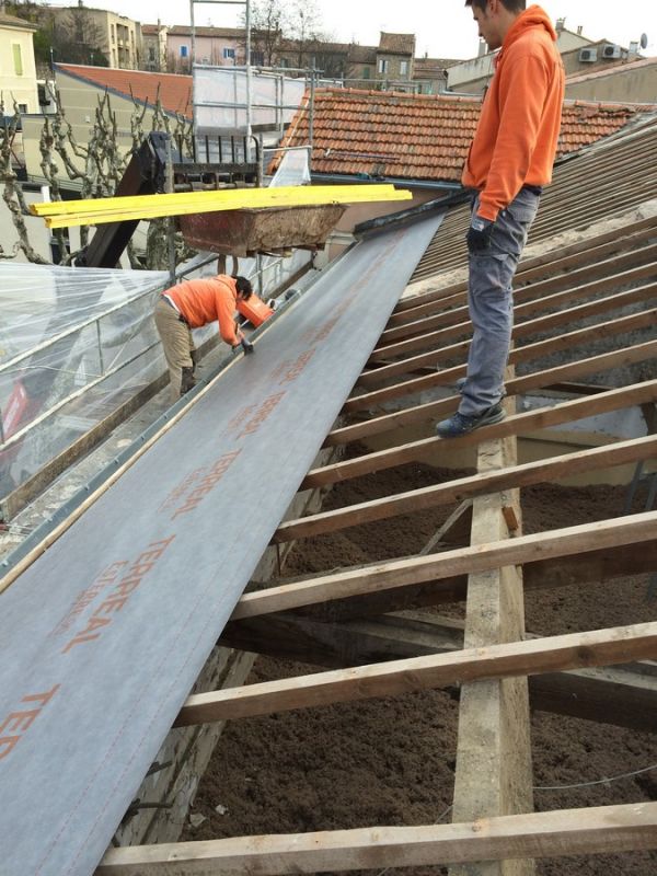 Toiture refaite par Altitude Bois